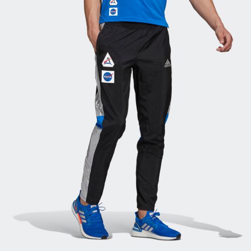 Own the run space race track pants