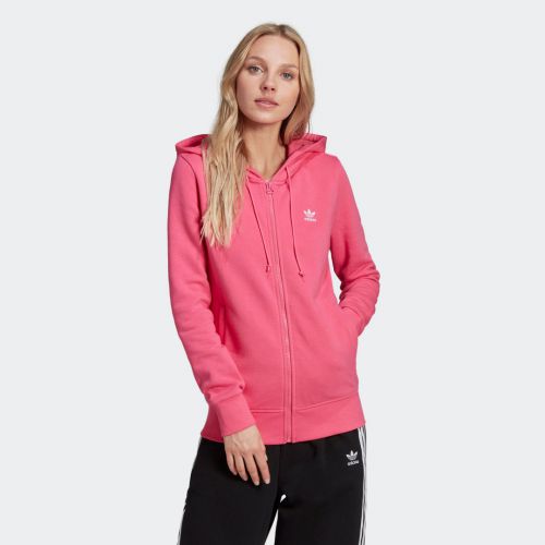 Trefoil essentials zip hoodie