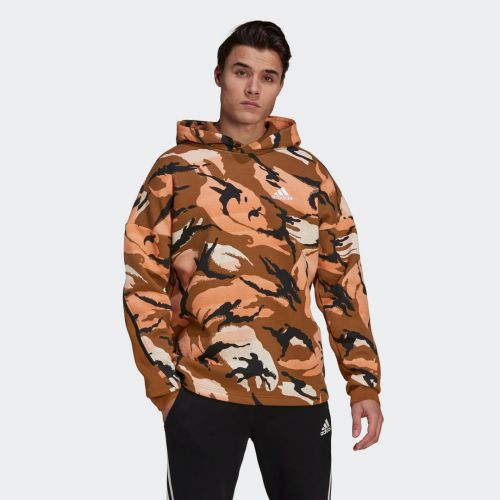 Adidas sportswear desert camouflage allover print hoodie