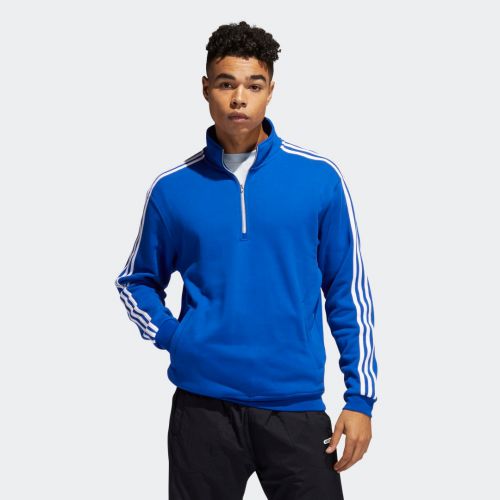 Quarter-zip football jacket