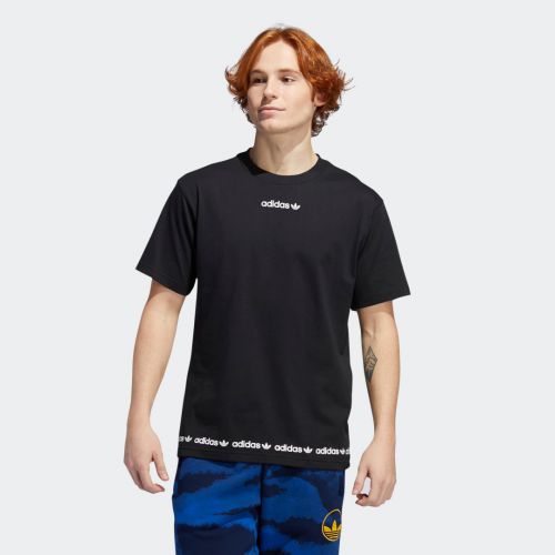 Linear logo repeat short sleeve tee