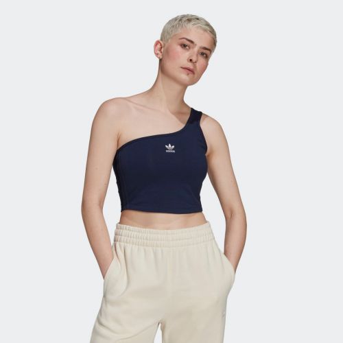 Tennis luxe asymmetrical top