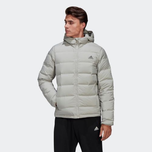 Helionic hooded down jacket