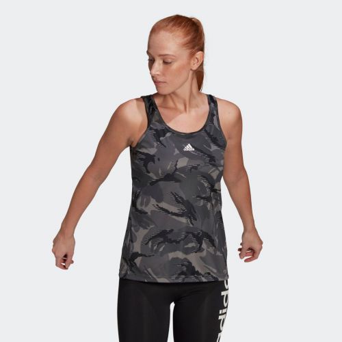 Aeroready designed 2 move camouflage-print tank top