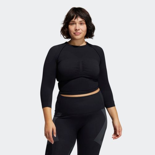 Formotion cropped training tee (plus size)