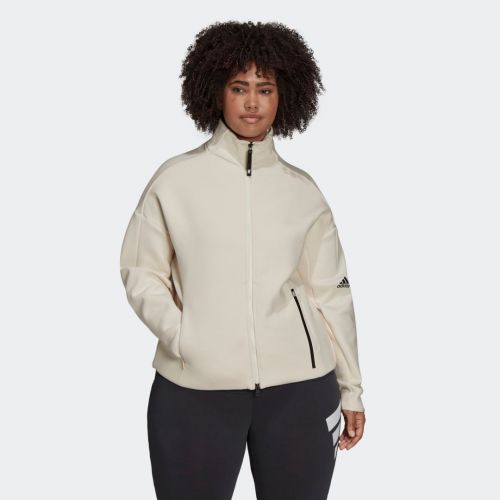 Adidas z.n.e. sportswear track top (plus size)