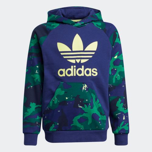 Camo-print hoodie