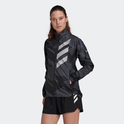 Terrex parley agravic trail running wind.rdy windbreaker