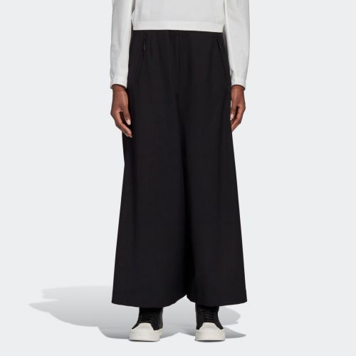 Y-3 classic refined wool cropped wide leg pants