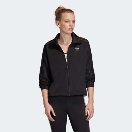 Lace track jacket