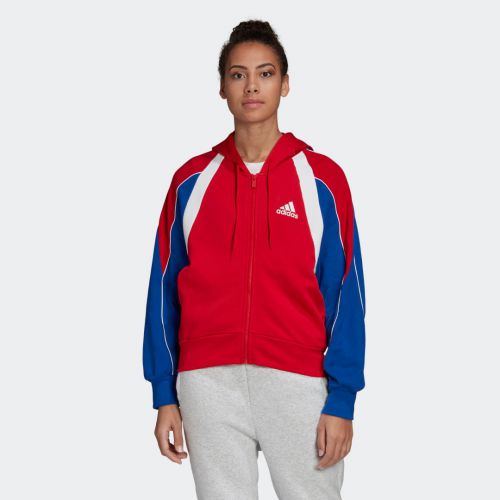 Colorblock full-zip hoodie