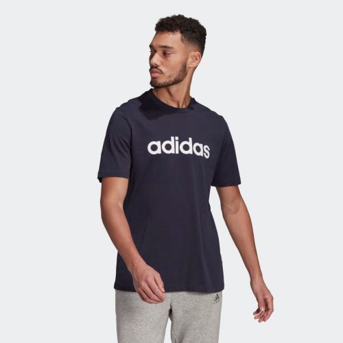 Essentials embroidered linear logo tee