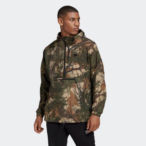 Regen blocked shell camo windbreaker