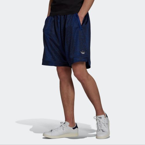 Sprt snakeskin-print shorts