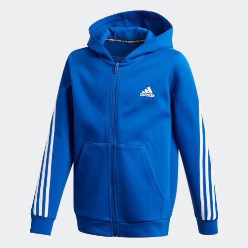 3-stripes doubleknit full-zip hoodie