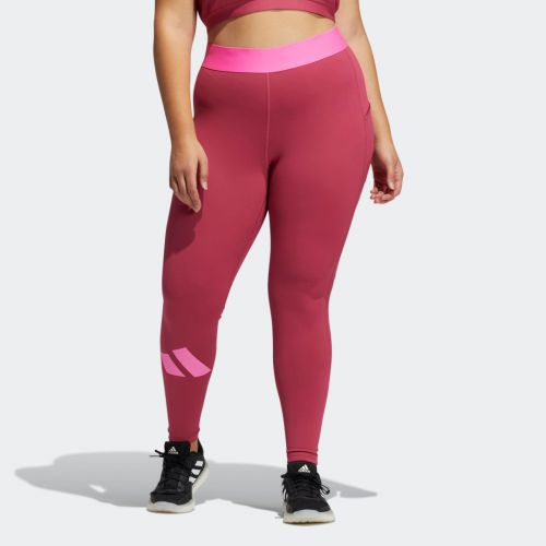 Techfit life mid-rise badge of sport long tights (plus size)