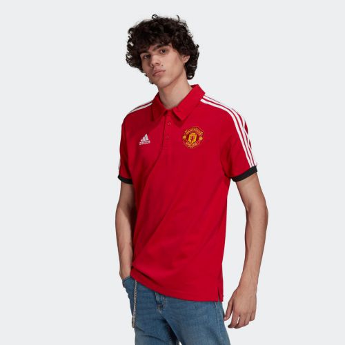 Manchester united 3-stripes polo shirt