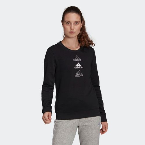 Adidas essentials stacked logo sweatshirt