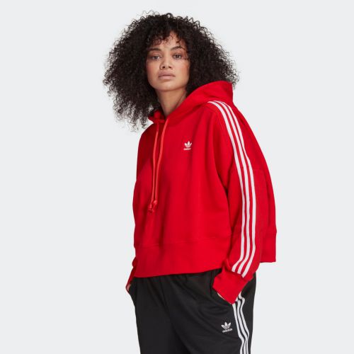 Adicolor classics cropped hoodie (plus size)
