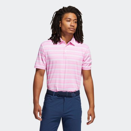 Heather snap polo shirt