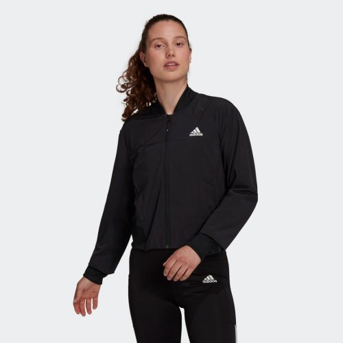 Aeroready designed to move print cropped track jacket