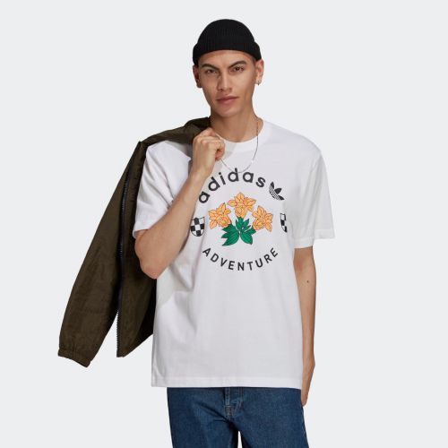 Adidas adventure flowers tee