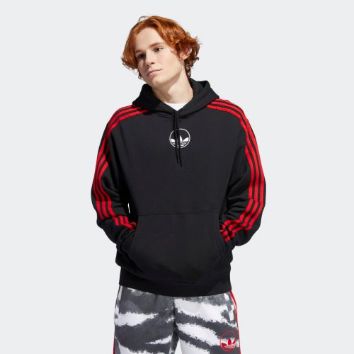 3-stripes circle trefoil hoodie