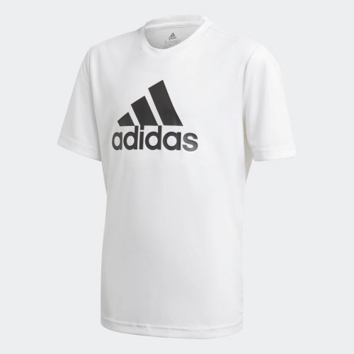 Adidas designed to move big logo tee