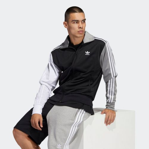 Blocked firebird track jacket