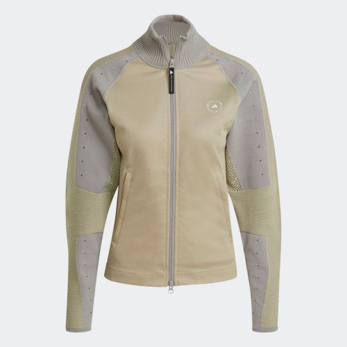 Adidas by stella mccartney knit mix mid-layer jacket