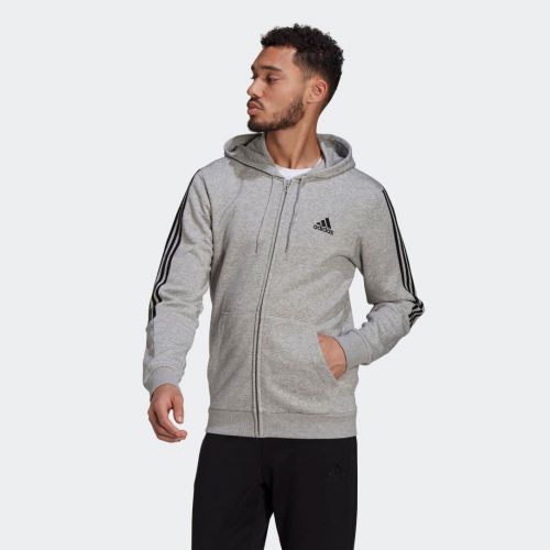 Essentials fleece cut 3-stripes track jacket