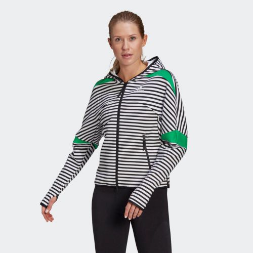 Adidas z.n.e. sportswear stripe allover-print hoodie