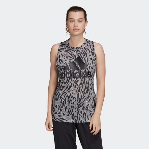 Allover print tank top
