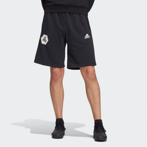 Tan sweat logo shorts