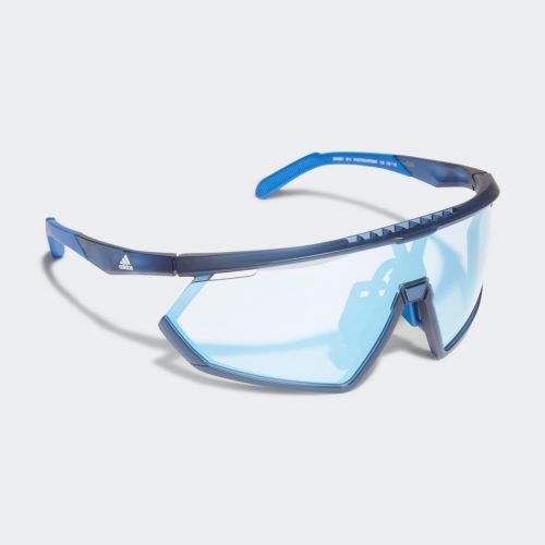 Sp0001 matte blue injected sport sunglasses
