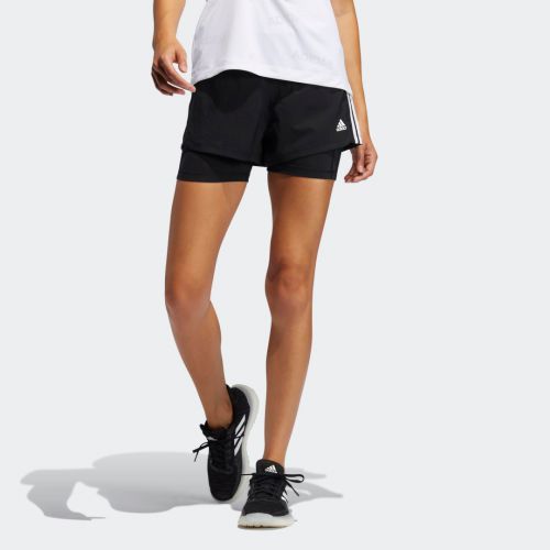 Pacer 3-stripes woven two-in-one shorts