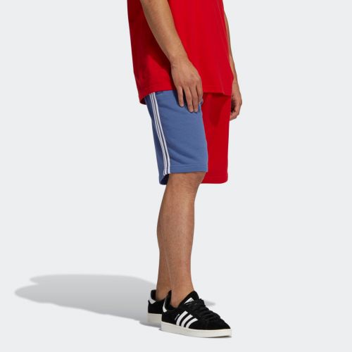 Blocked 3-stripes sweat shorts