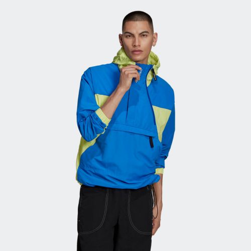 Adidas adventure mishmash blocked shell jacket