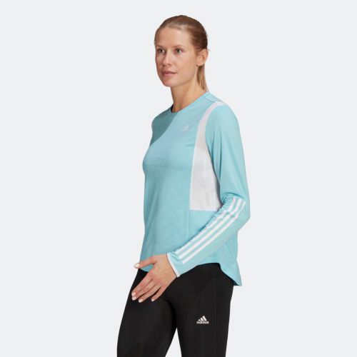 Own the run 3-stripes running tee