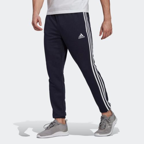 Essentials french terry tapered 3-stripes pants