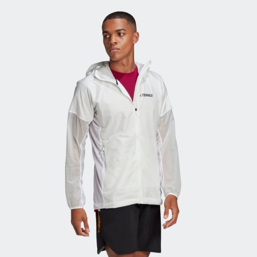 Terrex agravic alpha hooded shield windbreaker