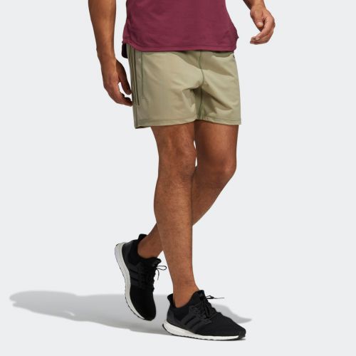 Warp knit yoga shorts