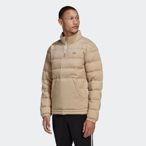 Lightweight down overhead half-zip jacket