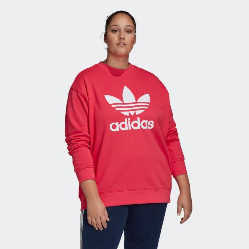 Trefoil crew sweatshirt (plus size)