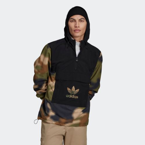 Camo windbreaker