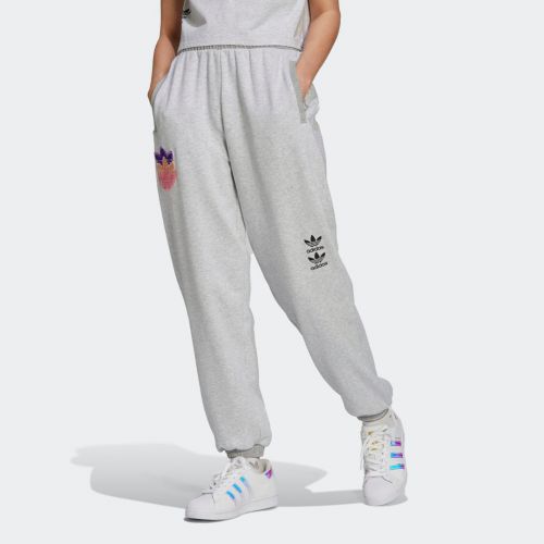 Logo play cuff pants