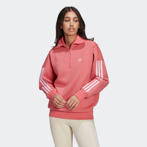 Loungewear half-zip sweatshirt