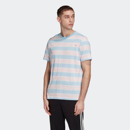 Linear stripe tee