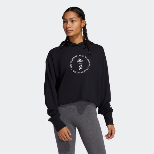 Adidas x peloton crop hoodie