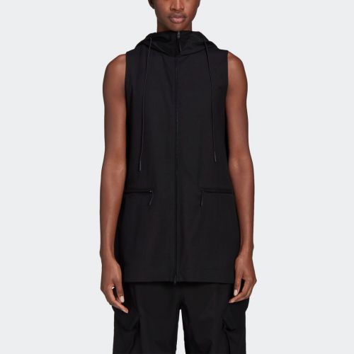 Y-3 classic refined wool stretch hooded vest